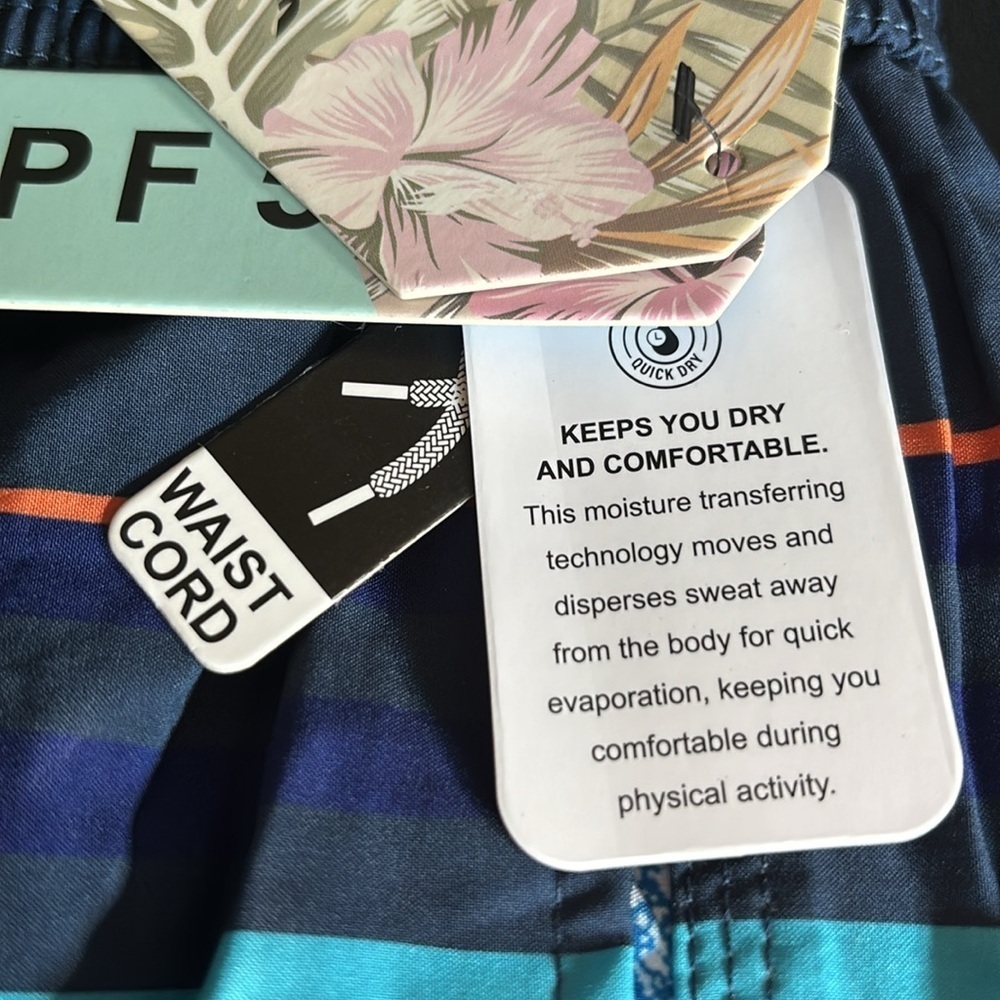 Spicy Tuna UPF 50+,Mesh lined,hip pockets, quick dry, elastic drawstring waist - Picture 8 of 10